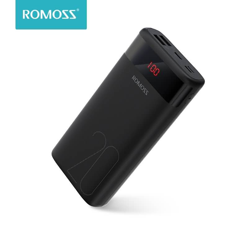 chrysanthemum A faithful AIDS Buy ROMOSS Ares 20 20000mAh Power Bank USB Type Portable Charger External  Battery 5V 2.1A LED Display Online